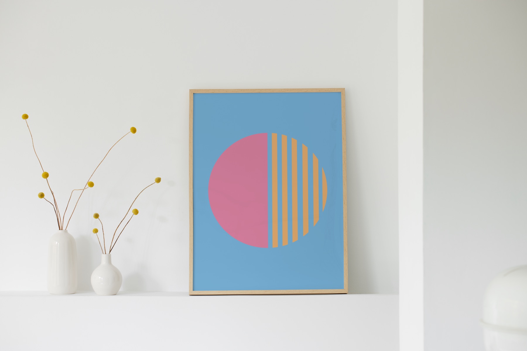 Bauhaus poster in interieur