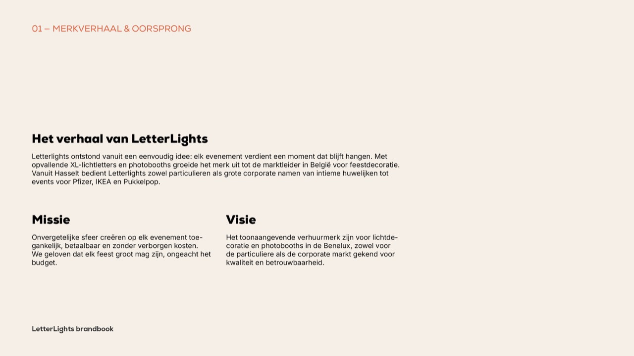 Brandbook pagina 3